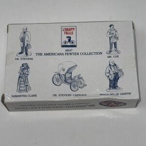 Vintage Set of The Americana Pewter Collection Figurines AH47